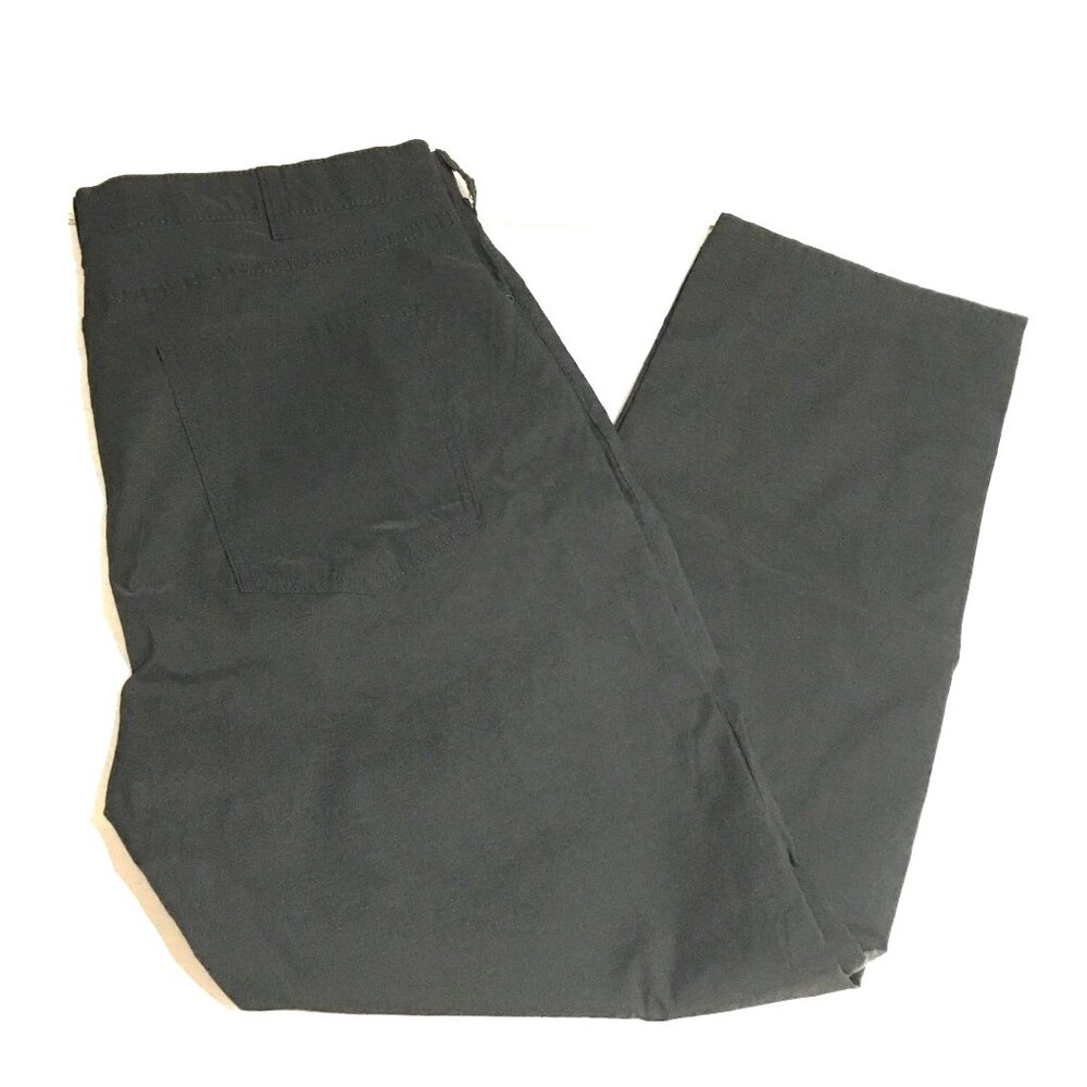 Denali Mens Chino Pants 36x28 (Tag 36x32) Black Performance Outdoor Nylon